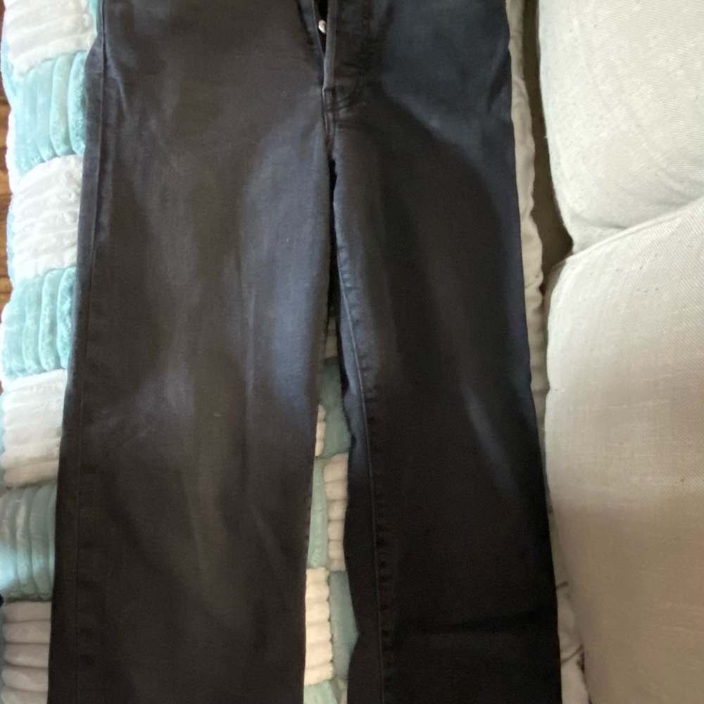 Levi’s Black Ribcage Straight Ankle Jeans